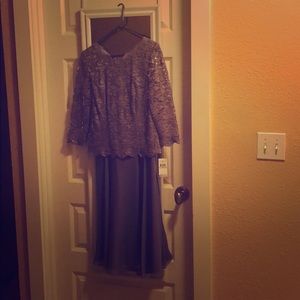 Cocktail dress - purple grey